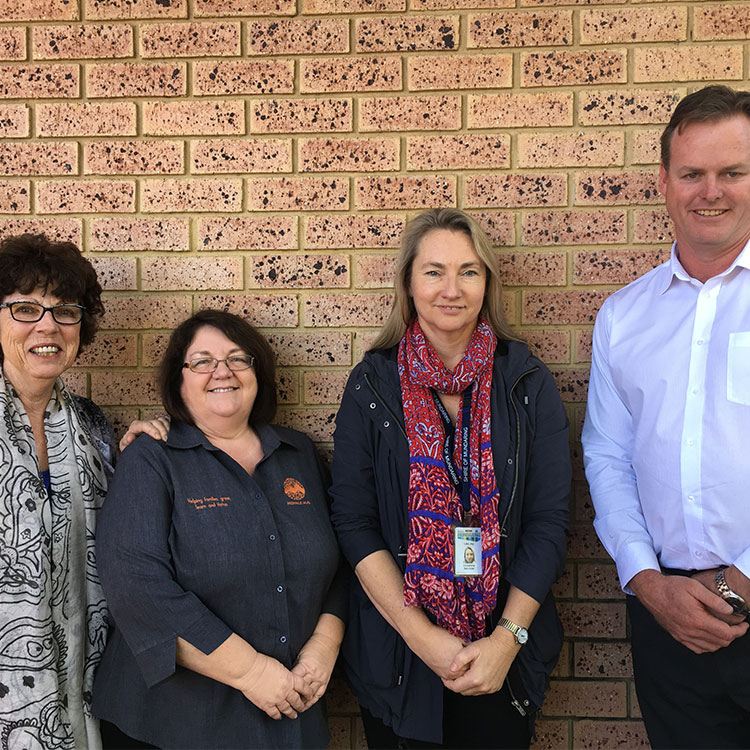 Helen Dullard, Raeleen McAllister, Lisa Joy and Garry Fisher